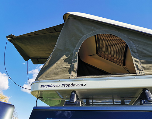 Střešní stan typu "A" pro 2 osoby