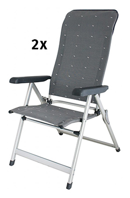 Další 2 kempingové židle, (pro 5. a 6. cestujícího)
